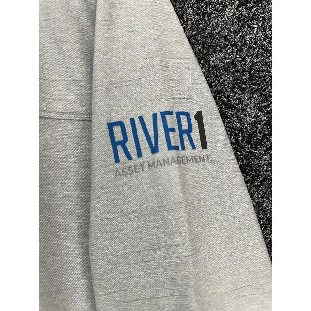 TravisMathew Valley View Full Zip Golf Jacket Heather Grey Men's Size Medium